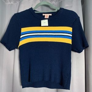 Women’s Blue Crop Top